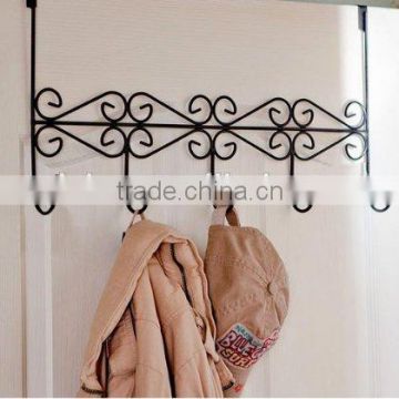 Wall mounted clothes door hanger rack coat hook