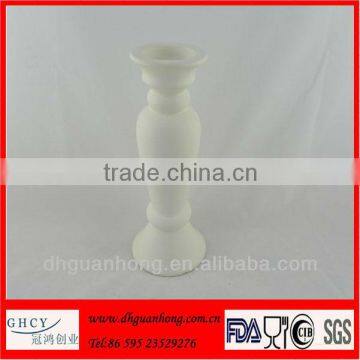 Hot sale tall ivory DeHua ceramic candelabra for wedding