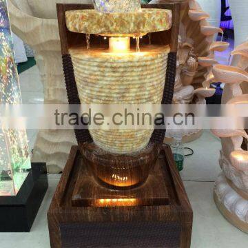Household Fengshui Decoration,resin Water Fountain photo-2
