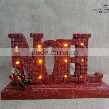 Resin Chritsmas Decoration Led Letter Lights photo-4