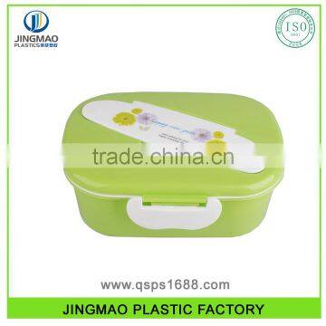 PP Plastic Lunch Box With Spoon