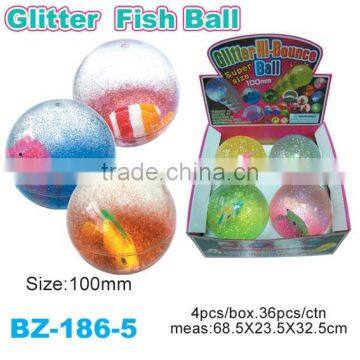 TPU Glitter Bouncy Ball