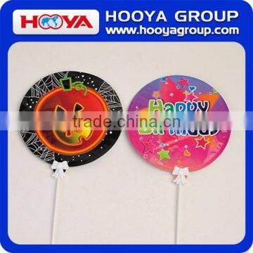 5.7'' Round Automatic Inflatable Nylon Aluminum Film Balloons With Sticks