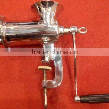 10# hot sell manual meat grinder/ stainless steel meat mincer