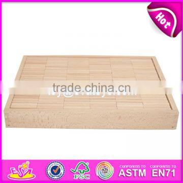 2017 New Design Funny Kids Play Wooden Dominoes Toys for Sale W15A075 photo-3