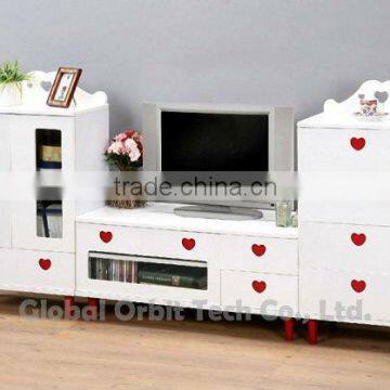 MDF modern tv stand showcase design