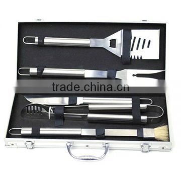 BQ-0075 / 5 pcs hollow handle bbq kitchen outdoor