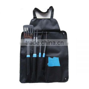 BQ-0037 silicone handle bbq china tool set