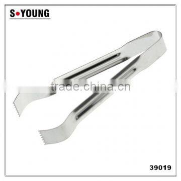 14056 Kitchen and Barbecue Grill Tongs Silicone BBQ Cooking Stainless Steel Locking Food Tong photo-6