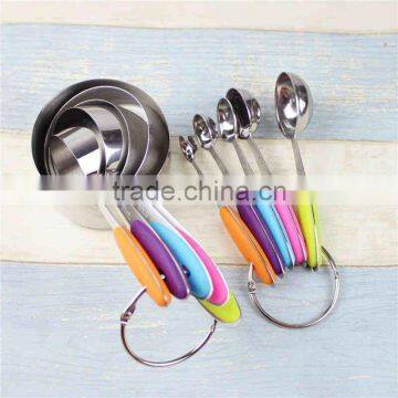 Factory Wholesale 10pcs Stainless Steel Measuring Cup and Spoon Set