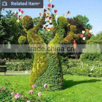 Artificial Plastic Hedge Topiary Grass Animal for Landscape photo-4