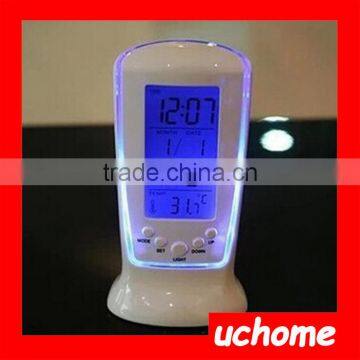UCHOME Table Clock Student Clcok Alarm Thermometer Calendar Clock photo-4