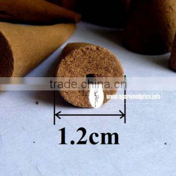 Agarwood Incense Cones /Oud Incense Cones - Nice Shape for Long Lasting Fragrance - Small Size 3.0cm Height & 1.2cm Diameter photo-3