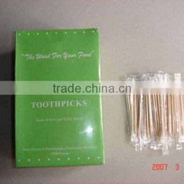 Individually Cello Wrapped Mint Toothpicks