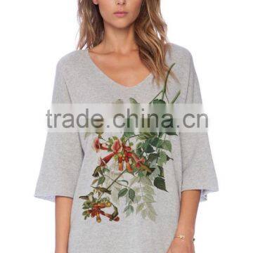 Digital Printing Knitted Pullovers Womens Cardigan Sweater photo-3