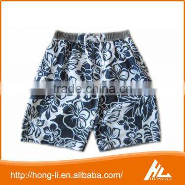 Wholesale low price customized breathable polyester waterproof men beach shorts