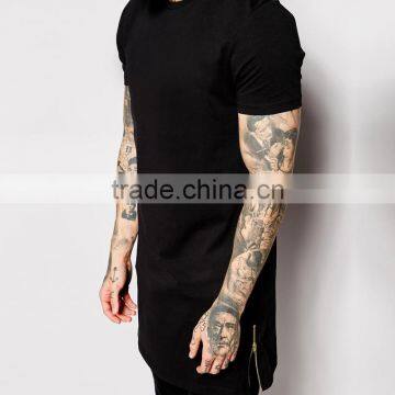 Men's Longline t Shirt Printing Custom Wholesale China Blank t Shirt photo-5