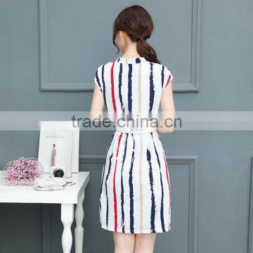 Maxnegio Latest Designs Digital Print Chiffon Ladies Casual Dress photo-2