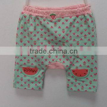 Cute Girls Printed Knit Shorts for Summer photo-2