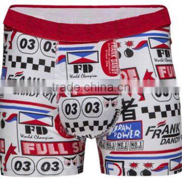 Jacquard Logo Outside Elastic Mens Boxer Shorts photo-4