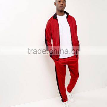 2017 Red Side Stripe Joggers 100% Polyester Straight Leg Sport Gmy Playsuit Matching Jacket Available photo-2