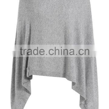 Wholesale Knitted Pure Cashmere Poncho photo-3