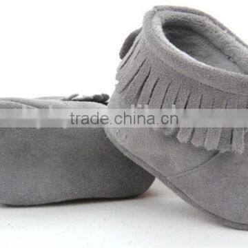 Fashion Suede Leather Baby Boots for Girls Babies photo-5