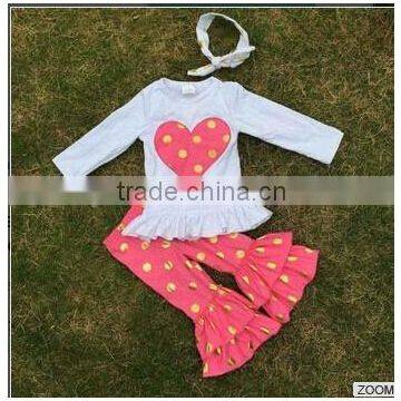 Easter Day Spring Ruffle Baby Girl Matching Stripe Red Lucky Cute Baby Girl Remake Cotton Vintage Remake Outfit photo-4