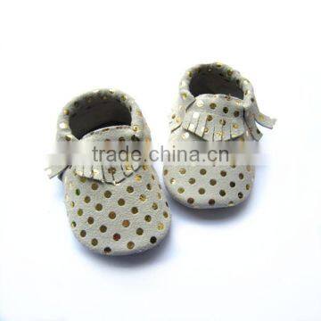 Genuine Soft Leather Suede Moccasins Shoes Baby Shoes photo-2