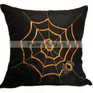 Spider Pillow Cover Spider Web Pillow Pop Art Halloween Decor Pillows Black Orange Pillow Cartoon Pillows Boys Room Decor photo-5
