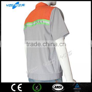Reflective Built-in LED Light Flashing Working T-shirt photo-4