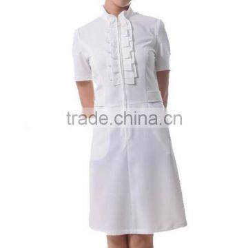 Wholesale Fashionable White Female Nurse Uniform Design photo-4