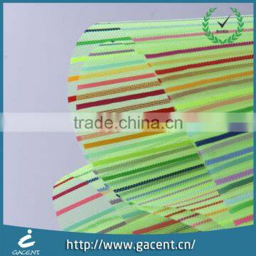 Rainbow Stripe Mesh Net Fabric photo-3