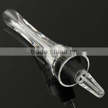 New Fashion High Quality Mini Transparent Acrylic Travel Bar Red Wine Aerator Decanter Pourer Essential Set Quick Aerating photo-4