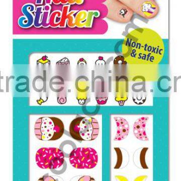 Color Sweetie 3D Nail sticker for kid nail tattoo stickers