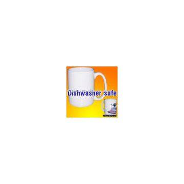 Large White Coated Mug-sublimation mugs