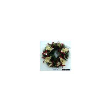 Sell Christmas Wreath with Glittery Flower and Red Berries