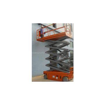 Self-propelled Hydraulic Scissor Lift Platform for House Repairing photo-3