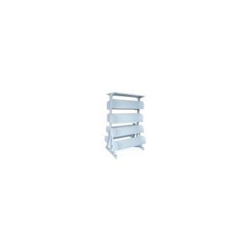 Two Sides Magazine Rack grid rack grid display grid stand steel shelving steel rack racking shelving basket fixture merchandise rack merchandise stand merchandise shelf display fixture wire fixture metal fixture store supplies shop supplies