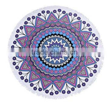 Stock roundies towels new fashion round turkish beach towel custom design welcomed