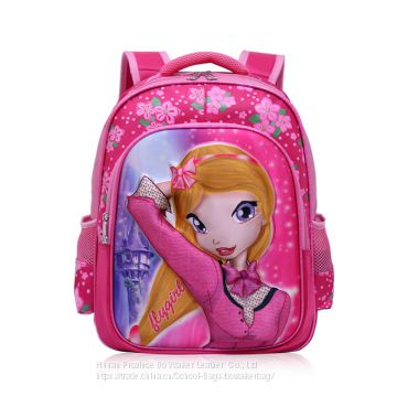 Beautiful Girls' school bag, teenager lightweighted backpack, large capacity shoulder bookbag