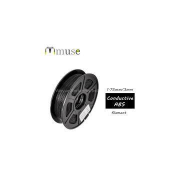 Black 1.75mm 3mm Conductive ABS Filament 0.5kg/Roll
