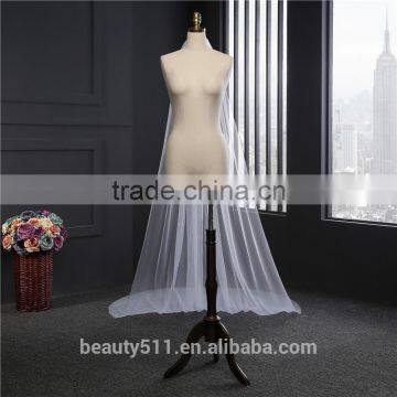 2017 wholesale new grance long bridal wedding veil long Tulle wedding veils HL18