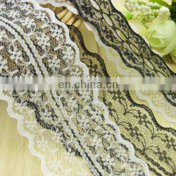 black lace trim