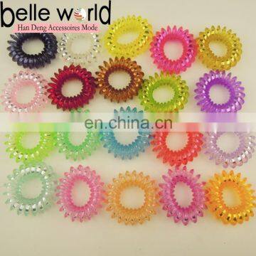 Wholesale Elastic Telephone Wire elastic hair bands for girls