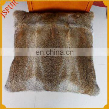 2016 Hot Sale Cushion For Home Luxury Rabbit Fur Pillow