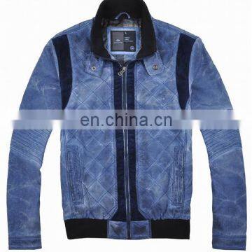 2017 new design men fashion special garment dyed jacket