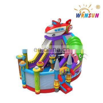 New design Alien inflatable amusement park, Alien inflatable bouncy house for kids and toddle