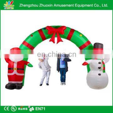 outdoor decorative inflatable christmas light arch