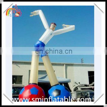 Wholesale inflatable football air dancer, soccer sky dancer , advertising dancing man for event